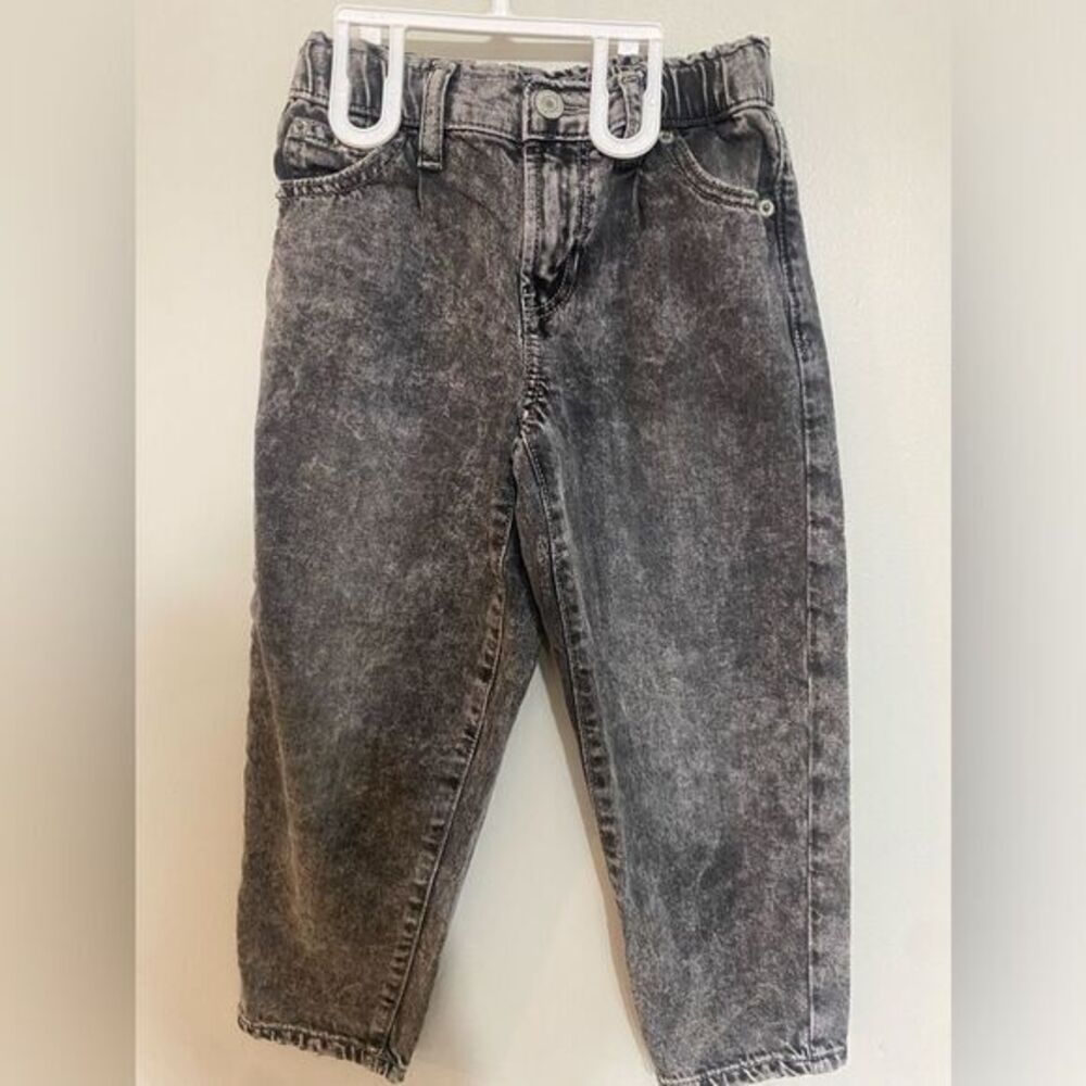 - Girls gap barrel jeans‎ black stone wash size 6